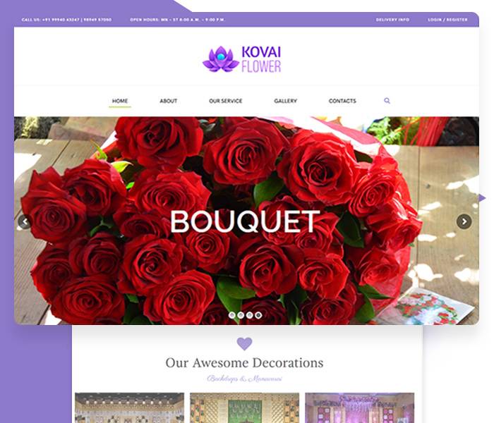 bouquet-website-design